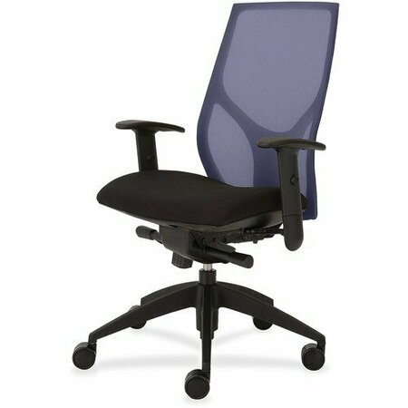 9TO5 SEATING Task Chair, Knee Tilt, Adj T-Arm, 25inx26inx39-1/2in-46-1/2in, BE/ON NTF1460K2A8M601